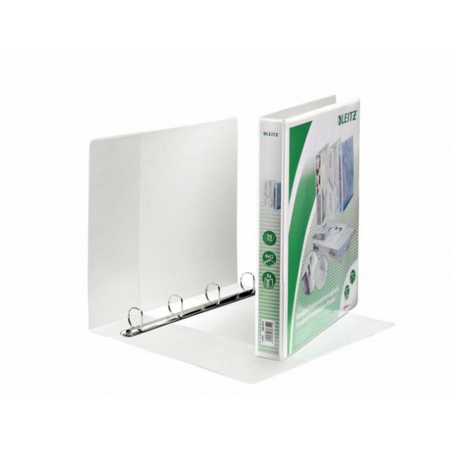 Zakladač prezentačný Leitz 4,4cm 4D-krúžkový A4 MAXI biely_1