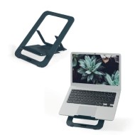 Stojan na notebook nastaviteľný Leitz Ergo hliníkový ultra plochý nastaviteľný, zamatový š