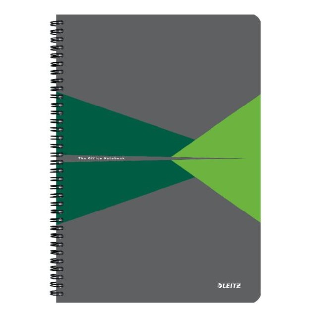 Blok Leitz Office Card A4 90 listov linajkový zelený_1