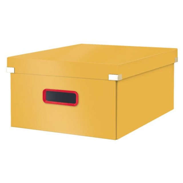 Veľká krabica Click & Store A3 Leitz Cosy teplá žltá_1