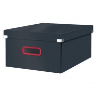 Veľká krabica Click & Store A3 Leitz Cosy zamatová sivá_1