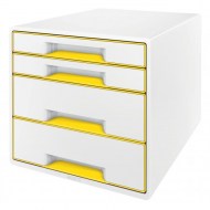 Zásuvkový box Leitz WOW žltý_1