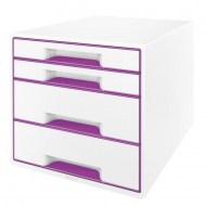 Zásuvkový box Leitz WOW purpurový_1