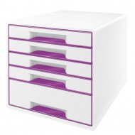 Zásuvkový box Leitz WOW purpurový_1