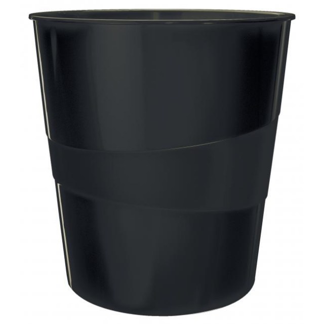 Kôš plastový Leitz WOW 15l čierny_1