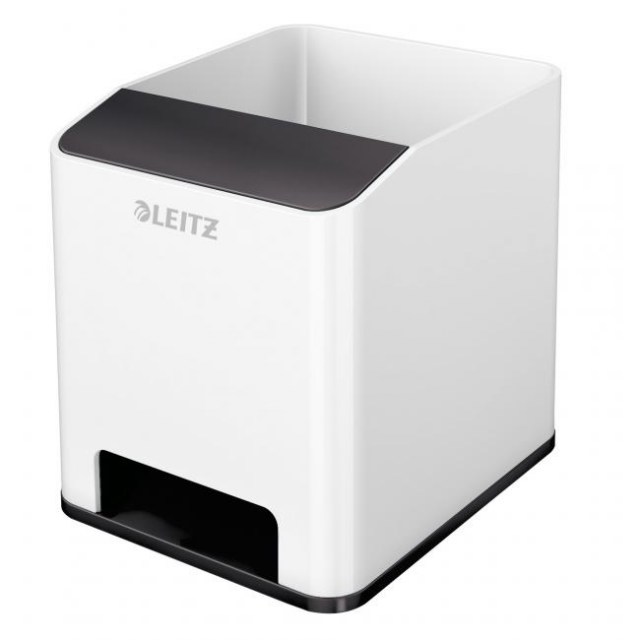 Stojan na perá hudobný Leitz WOW biely/ čierny_1