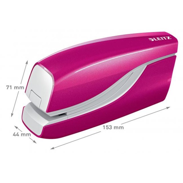 Elektrická zošívačka Leitz New NeXXt WOW 5566 ružová_1