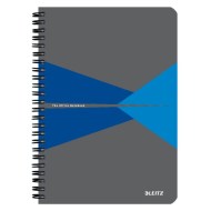 Blok Leitz Office Card A5 90 listov linajkový modrý_1