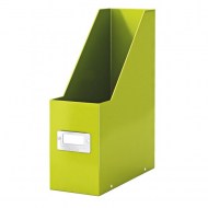 Stojan na časopisy Leitz Click & Store metalická zelená_1