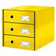 Zásuvkový box Leitz Click & Store 3 zásuvky žltý_1