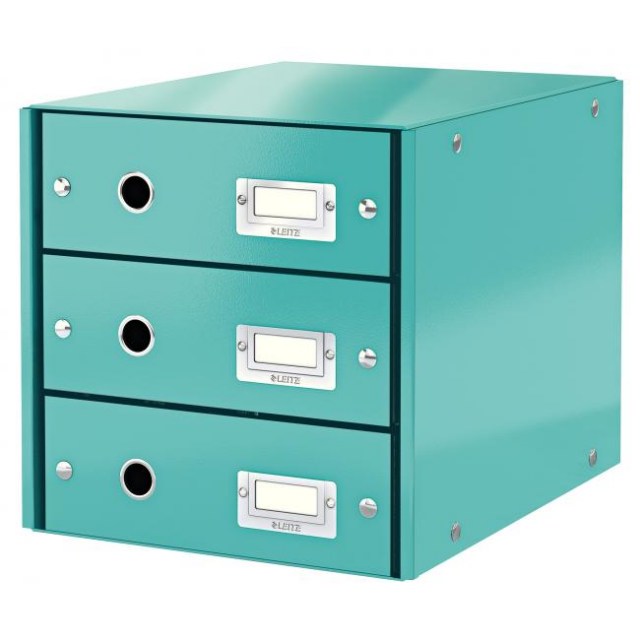 Zásuvkový box Leitz Click & Store 3 zásuvky ľadovo modrá_1