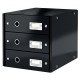 Zásuvkový box Leitz Click & Store 3 zásuvky čierny_1
