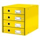 Zásuvkový box Leitz Click & Store 4 zásuvky žltý_1