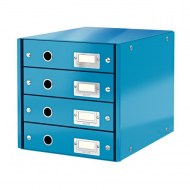Zásuvkový box Leitz Click & Store 4 zásuvky modrý_1