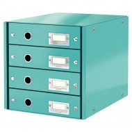 Zásuvkový box Leitz Click & Store 4 zásuvky ľadovo modrý_1