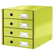 Zásuvkový box Leitz Click & Store 4 zásuvky zelený_1