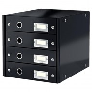 Zásuvkový box Leitz Click & Store 4 zásuvky čierny_1