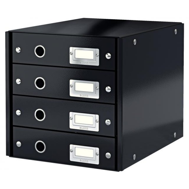 Zásuvkový box Leitz Click & Store 4 zásuvky čierny_1