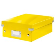 Malá organizačná škatuľa Click & Store žltá_1