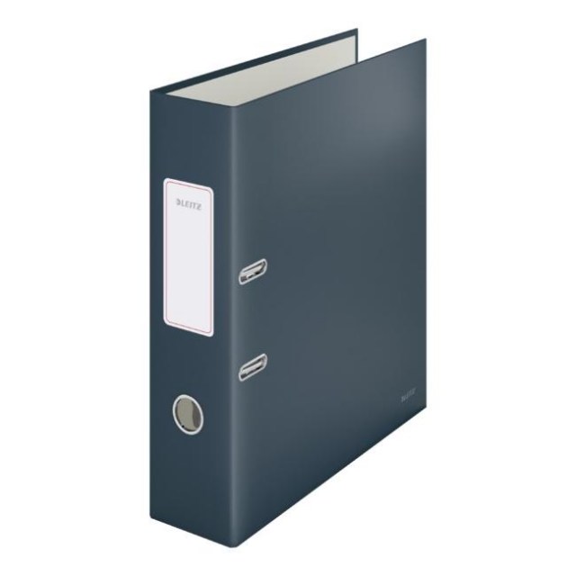 Zakladač pákový Leitz 180° Cosy 8cm zamatová sivá_1