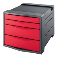Zásuvkový box Esselte VIVIDA červený_1