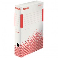 Archívny box Esselte Speedbox 80mm biely/červený_1