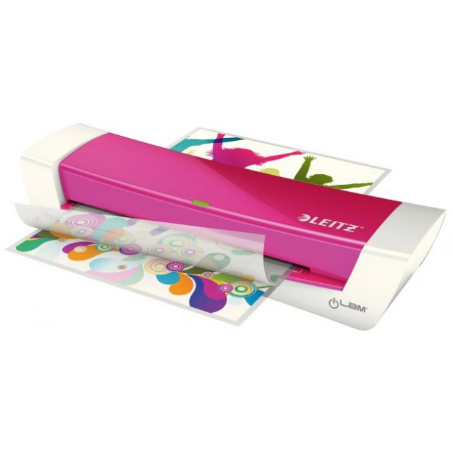 Laminátor Leitz iLAM Home Office A4 WOW ružový_1
