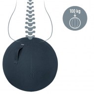 Fitlopta na sedenie Leitz Cosy zamatová sivá_2