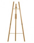 Drevený stojan 165 cm vysoký, lakovaný, Teak_1