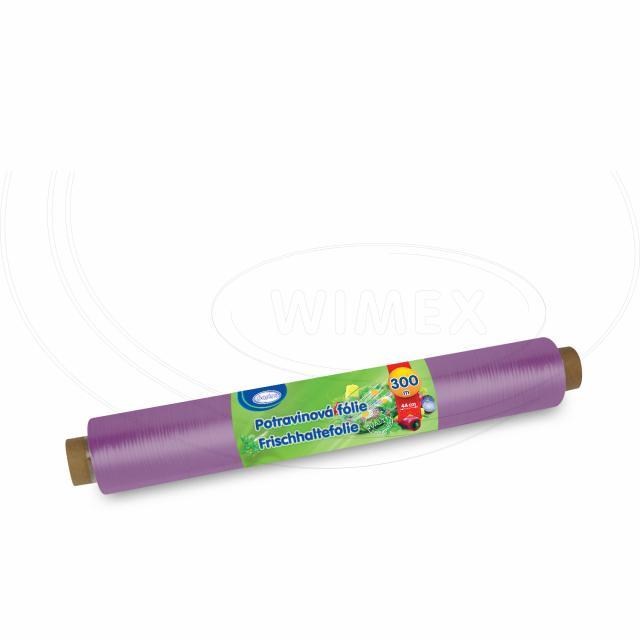 Potravinová fólia (PVC) 8µm 44cm x 300m jednotlivo balená [1 ks]_3