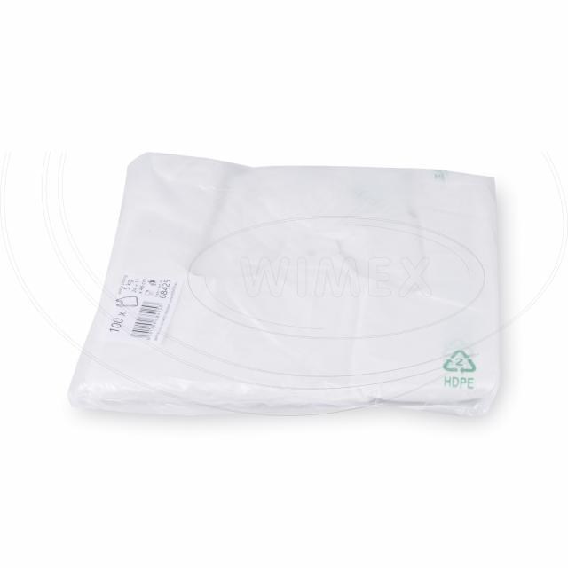Taška (HDPE) extra-silná biela 24+11 x 46 cm 5kg [100 ks]_2