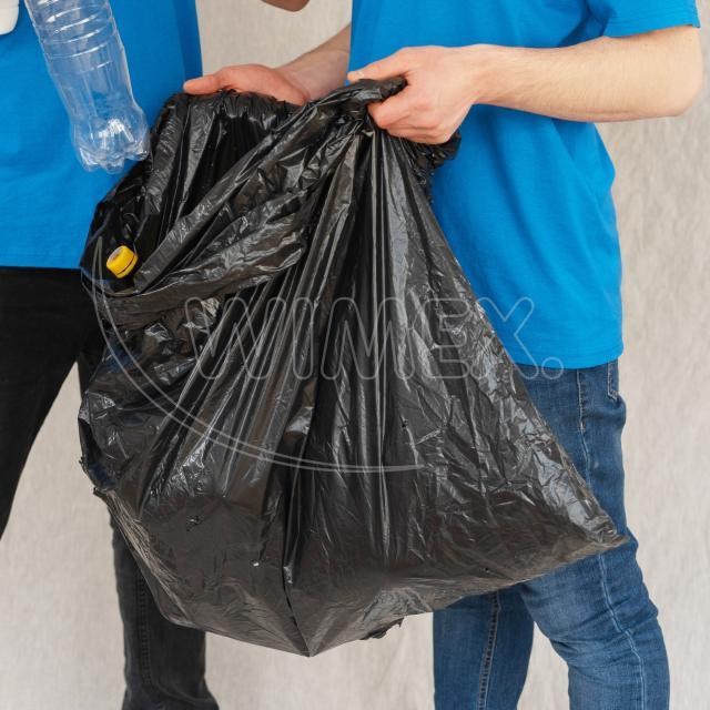 Vrece na odpadky (LDPE) ECONOMY čierne 70 x 110 cm 120L [25 ks]_3