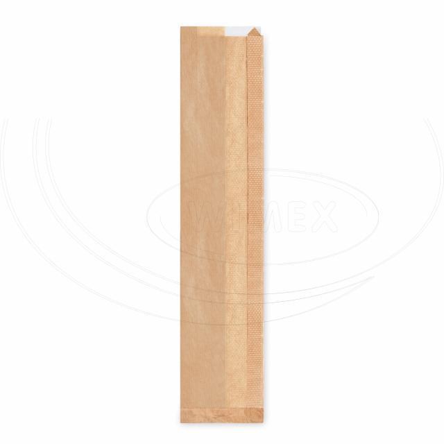 Papierové vrecko s okienkom 8cm 12+5 x 59 cm Baguette [1000 ks]_3