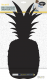 Popisovacia tabuľa Silhouette PINEAPPLE - vrátane popisovača_1