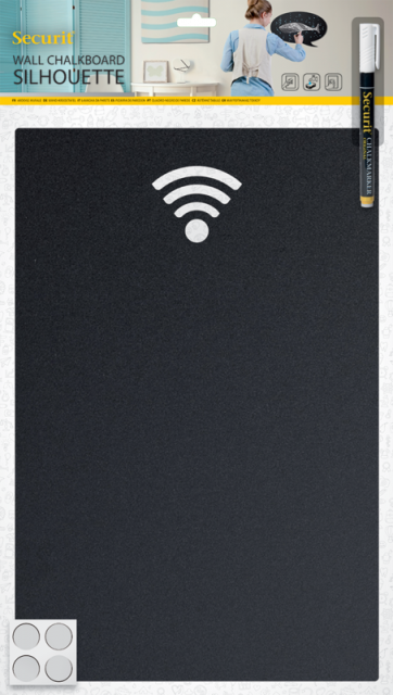 Popisovacia tabuľa Silhouette WIFI- vrátane popisovača + upevňovacie pásky na stenu_1