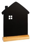 Stolná popisovacia tabuľa s dreveným stojančekom a 1 popisovačom, HOUSE_1