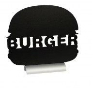 Stolná popisovacia tabuľa s hliníkovým stojančekom a 1 popisovačom, BURGER_1