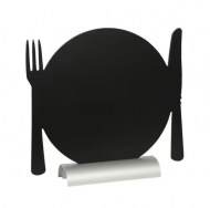 Stolná popisovacia tabuľa s hliníkovým stojančekom a 1 popisovačom, PLATE_1