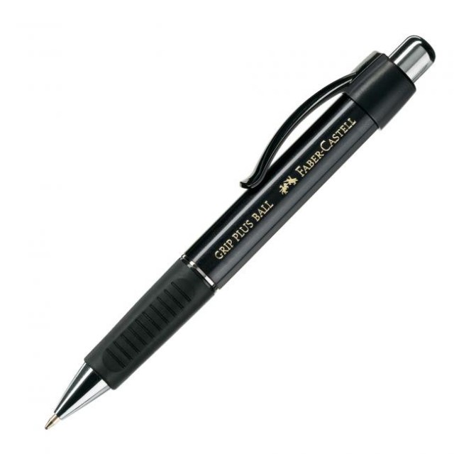 Guľôčkové pero Faber Castell Grip Ball Plus čierne_1