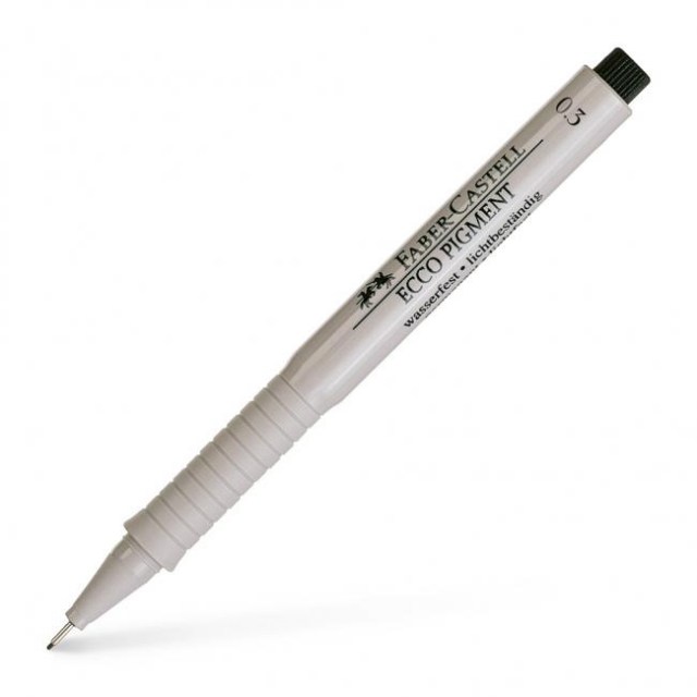 Liner Faber Castell Ecco pigment 0,3mm čierny_1