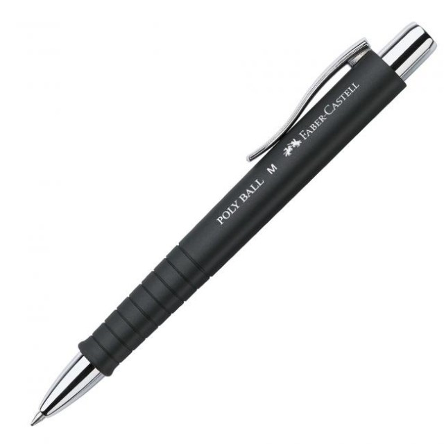 Guľôčkové pero FABER-CASTELL Poly Ball čierne_1