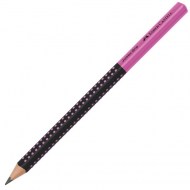 Ceruzka Grip Jumbo/HB Two Tone  čierna/ružová 12ks_1