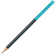Ceruzka Grip 2001/HB Two Tone čierna/tyrkysová 12ks_1