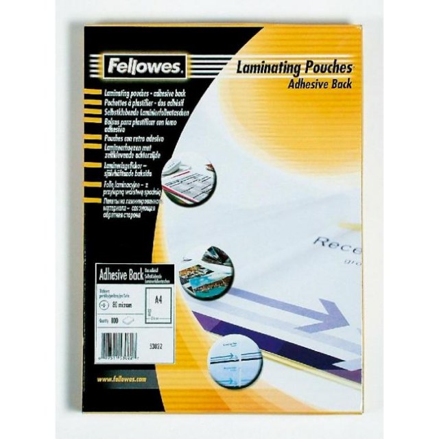 Laminovacie fólie Fellowes A3 80 mic. adhezívne_1