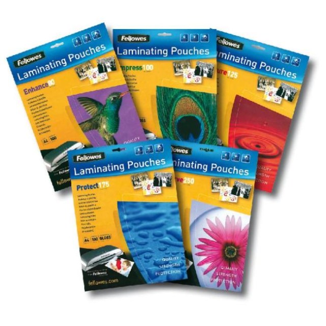Laminovacie fólie Fellowes 75x105mm 125mic_1