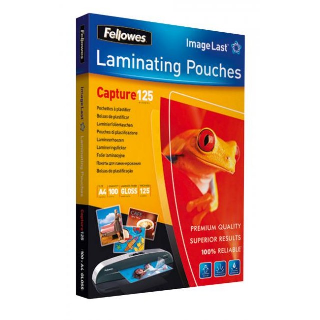 Laminovacie fólie Fellowes 216x303 A4 125mic_1