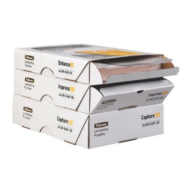 Laminovacie fólie Fellowes 216x303 125mic 250ks_1