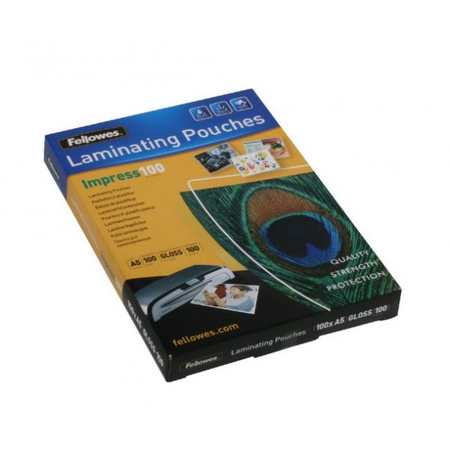 Laminovacie fólie Fellowes 154x216 /A5/ 100mic_1
