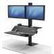 Polohovateľný stojan Sit-Stand Lotus VE pre 2 monitory_1
