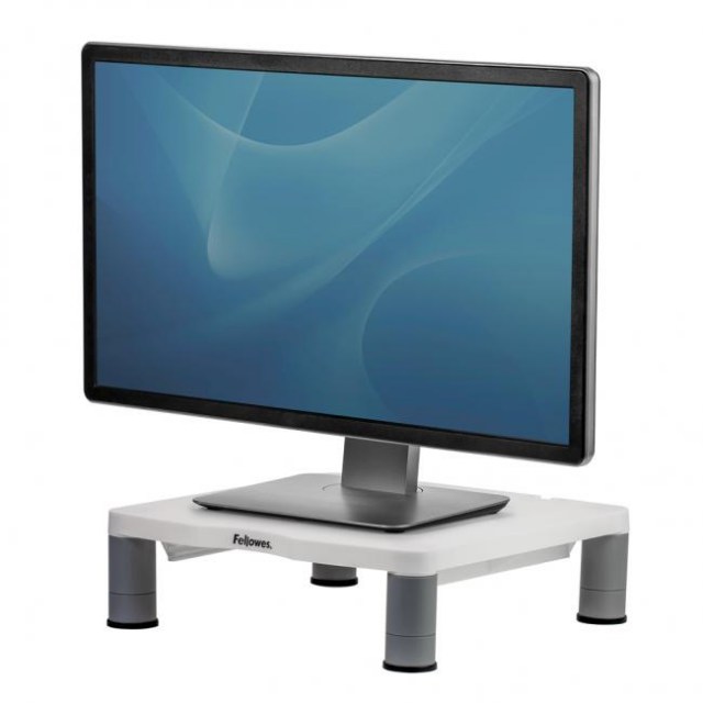 Stojan pod monitor Standard platinový_1